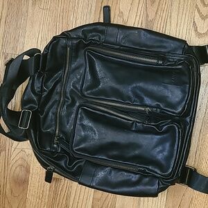 KANGA backpack diaperbag leather